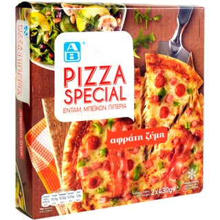AB | Pizza Speciala cu Edam & sunca 2x430g