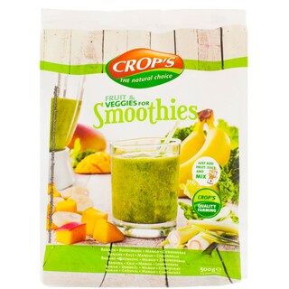 Crops's | Fructe si legume congelate pentru smoothie banane, mango, si kale 500g
