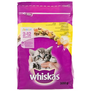 Whiskas | Hrana uscata pentru pisici Junior cu pui 300g
