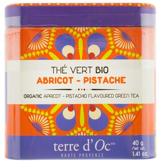Terre D'Oc | Ceai verde cu aroma de caise si fistic 40g
