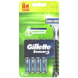 Gillette | Rezerve Senzor 3 Sensitive, 8 bucati
