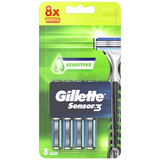 Gillette | Rezerve Senzor 3 Sensitive, 8 bucati