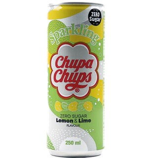 Chupa Chups | Bautura racoritoare cu aroma de lamaie si lime, fara lamaie 250ml