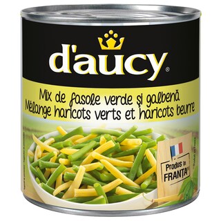 D'aucy | Fasole galbena si verde mix 400g