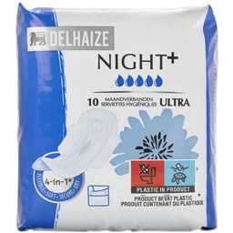 Absorbante Ultra Night+, 10 bucati