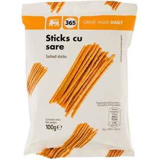 365 | Sticks cu sare 100g
