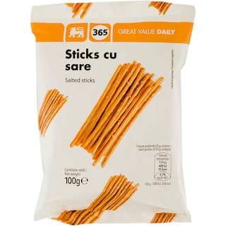365 | Sticks cu sare 100g