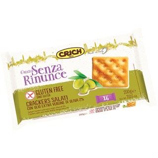 Crich | Cracker sarat cu ulei de masline extravirgin fara gluten 200g
