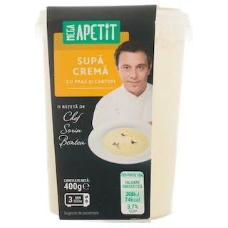 Mega Apetit | Supa crema de praz cu cartofi 400g