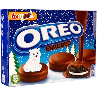Oreo | Biscuiti cu cacao si crema de vanilie cu glazura de ciocolata 246g