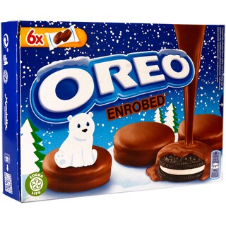 Oreo | Biscuiti cu cacao si crema de vanilie cu glazura de ciocolata 246g