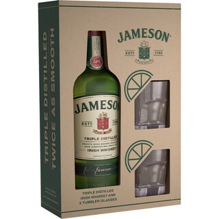 Jameson | Whisky pachet cu 2 pahare 0.7L