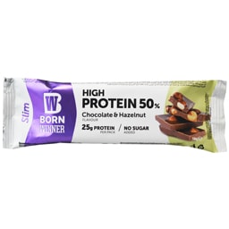 Baton proteic, ciocolata si alune 50g