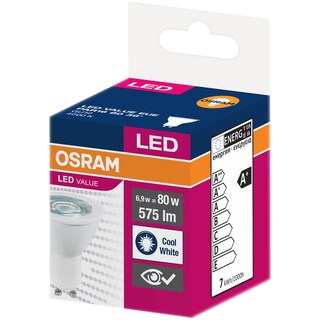 Osram | Bec LED GU10 6.9W (80W) 4000K/6500K