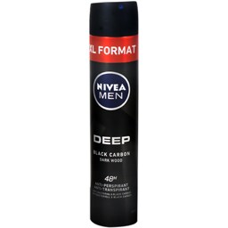 Deodorant spray Deep Black Carbon Dark Wood 200ml