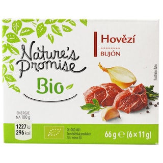 Nature's Promise Bio | Cuburi cu gust de vita 6x11g