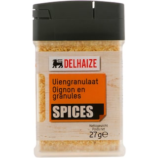 Delhaize | Ceapa granulata la cutie de plastic 27g
