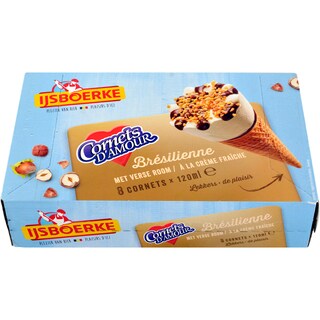 Ijsboerke | Inghetata la cornet D amour Bresilienne 8x120ml