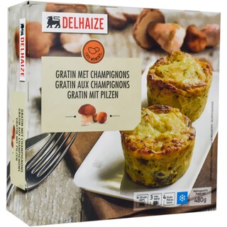 Delhaize | Gratin cu ciuperci 4x120g