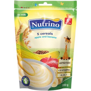 Nutrino | 5 cereale mar si banana, fara lapte 200g