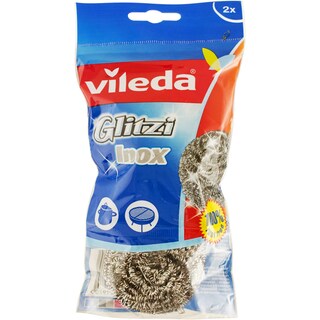 Vileda | Burete de inox, 2 bucati