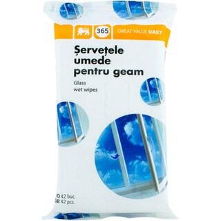 365 | Servetele umede pentru geam 42 bucati