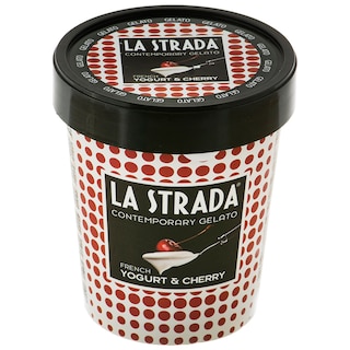 La Strada | Inghetata de iaurt cu sos de cirese 500ml