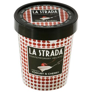 La Strada | Inghetata de iaurt cu sos de cirese 500ml