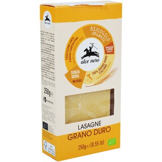 Alce Nero | Lasagna din grau dur semolina organic 250g