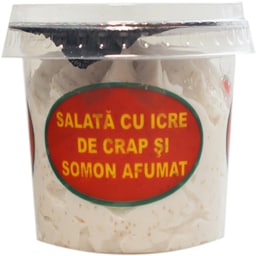 Salata cu icre de crap si somon afumat 200g