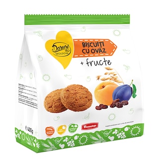 Daruri din Moldova | Biscuiti cu ovaz si fructe 400g