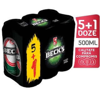 Beck's | Bere blonda  5+1x0.5L