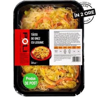Poli | Taitei de orez cu legume 230g