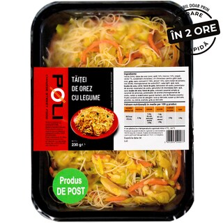 Poli | Taitei de orez cu legume 230g