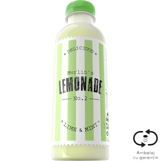 Merlin's | Limonada Lime & Mint 600ml