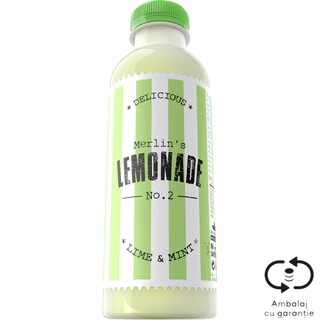 Merlin's | Limonada Lime & Mint 600ml