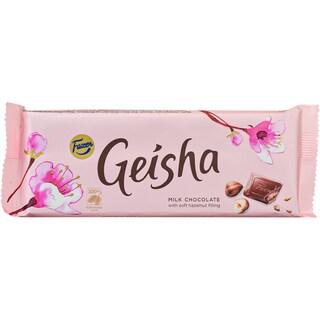 Geisha | Ciocolata cu lapte, crema de alune 100g