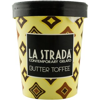 La Strada | Inghetata de caramel, bucati de caramel cu unt si smantana, amestec de unt si caramel 500ml