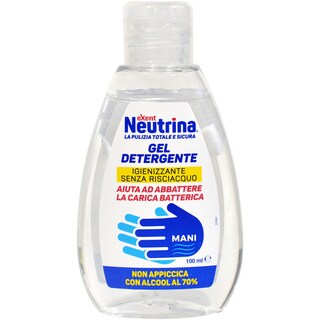 Neutrina | Gel detergent pentru maini cu 70% alcool 100ml