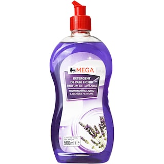 MEGA | Detergent de vase cu parfum de lavanda 500ml