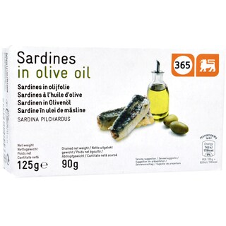 365 | Sardine in ulei de masline 125g