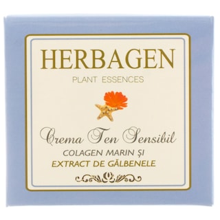 Herbagen | Crema de fata cu colagen pentru ten sensibil 100ml
