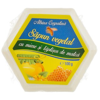 Albina Carpatina | Sapun cu miere si laptisor de matca 100g