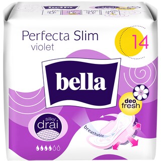 Bella | Perfecta | Absorbante Ultra Violet Deo Fresh 14 bucati
