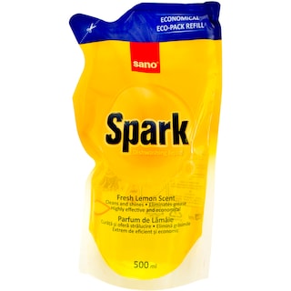 Sano | Spark | Detergent pentru vase cu lamaie 500ml