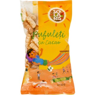 Solaris | Pufuleti cu cacao 50g