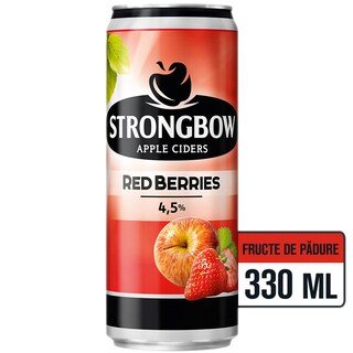 Strongbow | Cidru fructe rosii 0.33L
