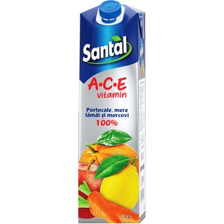 Santal | Ace | Suc cu portocale, mere, lamai si morcovi 1L