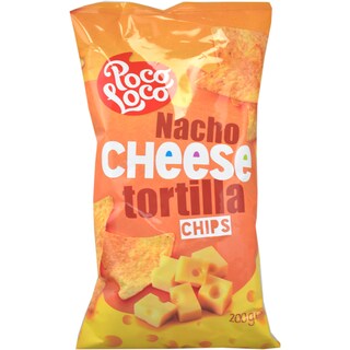 Poco Loco | Tortilla chips cu aroma de branza 200g