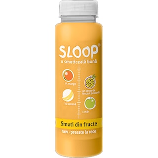 Sloop | Smuti cu mango si fructul pasiunii 250ml
